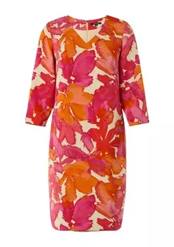 Мини платье COMMA Dress, разноцветный