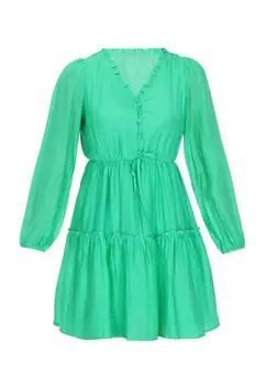 Мини платье faina Dress, зеленый