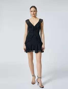 Мини платье Koton Dress, черный