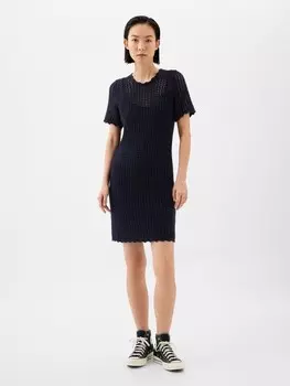 Мини-Платье крючком Gap, синий