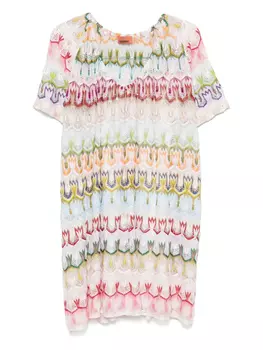 Мини-платье крючком Missoni, белый