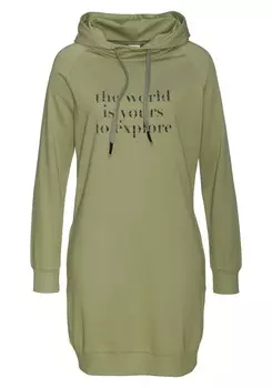 Мини платье LASCANA Dress, хаки