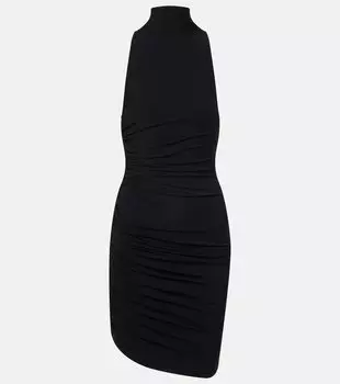 Мини-платье Piazza gathered Jacquemus, черный