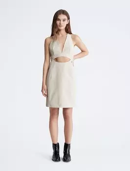 Мини-платье Utility с открытой спиной и бретельками Calvin Klein