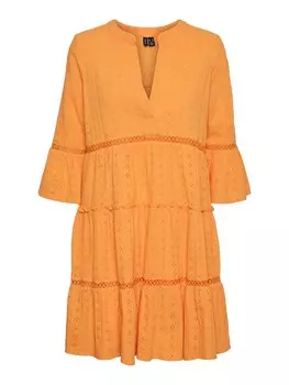 Мини платье VERO MODA Dress DICTHE, оранжевый