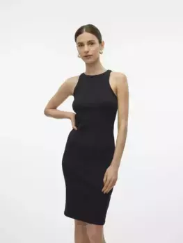 Мини-платье Vero Moda "VMCHLOE SL ABK DRESS JRS NOOS", черный