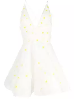 Мини-платье Zimmermann Matchmaker Daisy цвета слоновой кости, слоновая кость