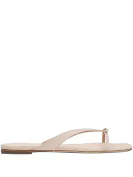 Мини-шлепанцы с бантом Ferragamo, розовый