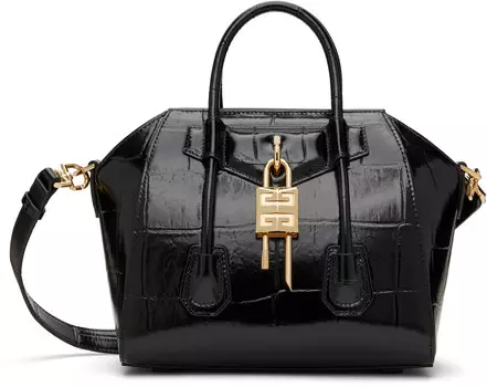Мини-сумка Antigona Lock Givenchy, черный