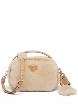 Мини-сумка Arqu с логотипом Prada, нейтральный