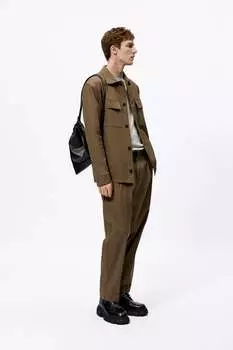 Мини-сумка через плеч ZARA, черный