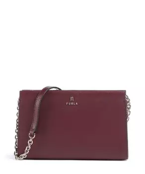 Мини-Сумка через плечо Camelia из зерненой кожи Furla, красный