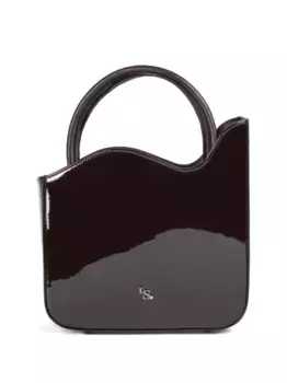 Мини-сумка через плечо из кожи Ivy Le Silla, коричневый