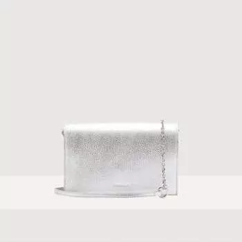 Мини-сумка Coccinelle Dandy, цвет Silver