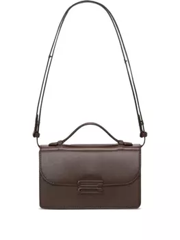 Мини-сумка Dorian от Victoria Beckham, коричневый