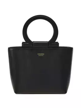 Мини-сумка Macro Gancini Ferragamo, черный