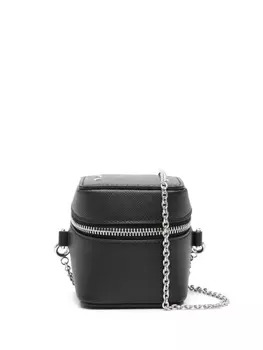 Мини-сумка с декоративной строчкой Maison Margiela, черный