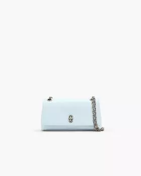 Мини-сумка с двойной цепочкой Marc Jacobs, цвет Cloud Blue