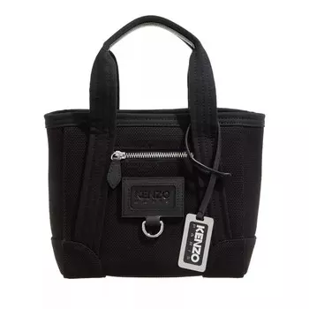 Мини сумка тоут Kenzo, черный