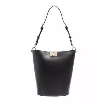 Мини сумка ведро fleur Furla, черный
