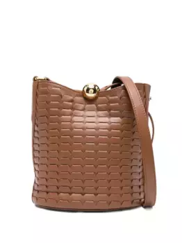 Мини-сумка-ведро из кожи Sfera Furla, коричневый
