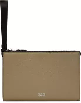 Мини-сумочка из бежевой кожи TOM FORD
