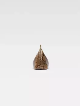 Мини-сумочка с кольцами Ле Петит Калино Jacquemus, светло-коричневый
