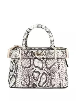 Мини-сумочка с тиснением под змеиную кожу GUESS USA, нейтральный