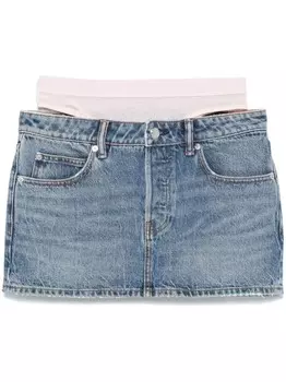 Мини-юбка Alexander Wang Prestyle, синий