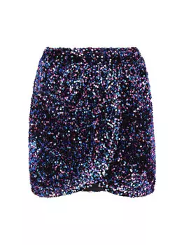 Мини-юбка faina, цвет blau pink