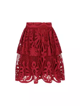 Мини-юбка faina, цвет wine red
