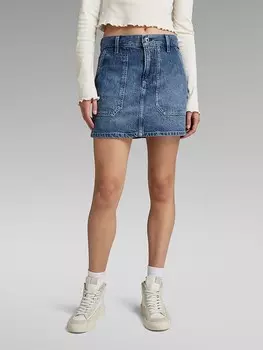 Мини-юбка G-Star Jeans, синий
