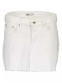 Мини-юбка Gina Tricot, белый