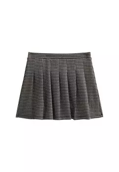 Мини-юбка HOUNDSTOOTH New Look, черный
