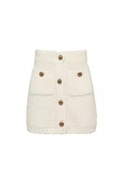 Мини-юбка из мохера-букле Prada