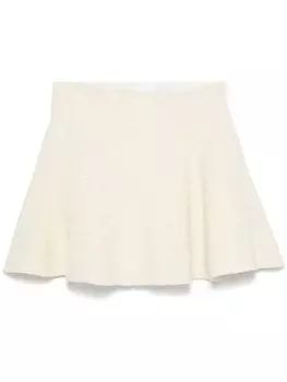 Мини-юбка из твида Givenchy, серый