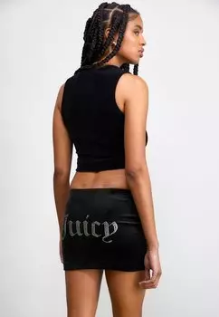Мини-юбка Juicy Couture, черный