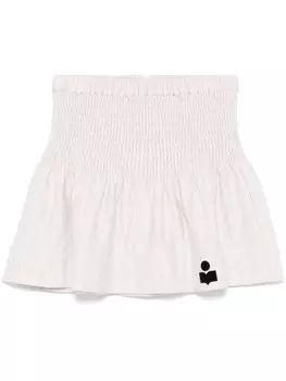 Мини-юбка MARANT TOILE Pacifica, нейтральный