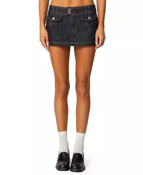Мини-юбка Rae Denim Edikted, синий