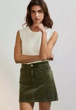 Мини-юбка REGULAR FIT Next, зеленый
