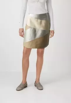 Мини-юбка SKIRT Bruuns Bazaar, серебристый