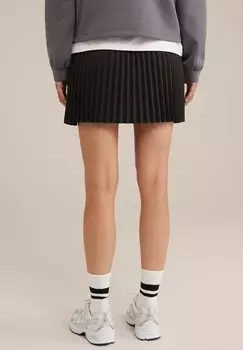 Мини-юбка WE Fashion, темно-серый