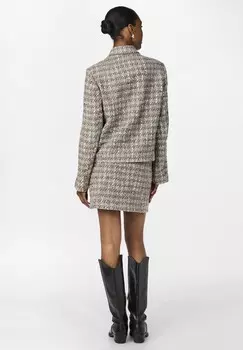 Мини-юбка YASSIRAZ SKIRT YAS, серебристый