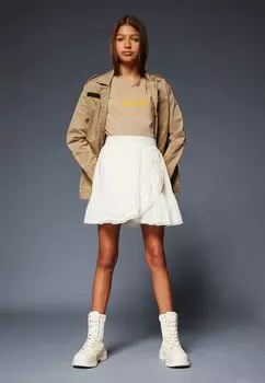 Мини-юбка Zadig & Voltaire, цвет Mleczny