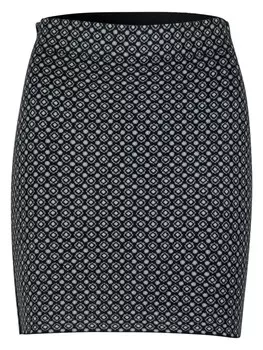 Мини-юбка Zero Strick, цвет blackkhaki