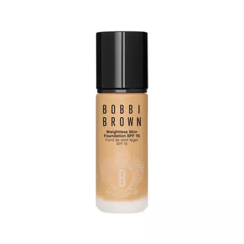 Мини жидкая тональная основа mini weightless skin foundation spf15 Bobbi Brown, цвет warm natural, 13 мл