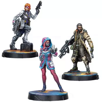 Миниатюра Corvus Belli Infinity CodeOne: Dire Foes Mission Pack Delta - Obsidian Head