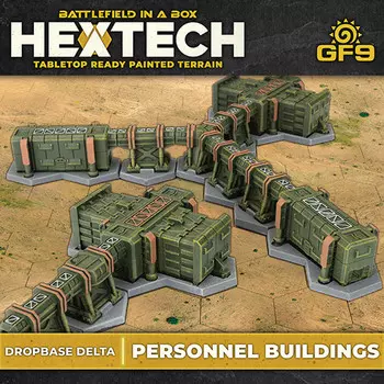Миниатюра Gale Force 9 HexTech: Dropbase Delta - Personnel Buildings