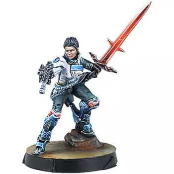 Миниатюра Infinity: Code One - O-12 Shona Carano, Aristeia! Swordmaster (Submachine Gun)