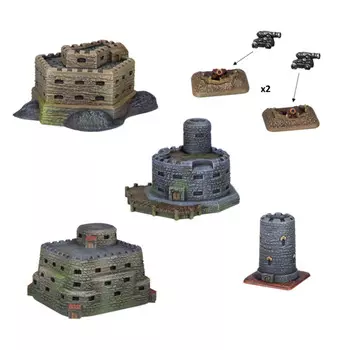 Миниатюра Mantic Games Armada: Scenery Pack - Fortifications